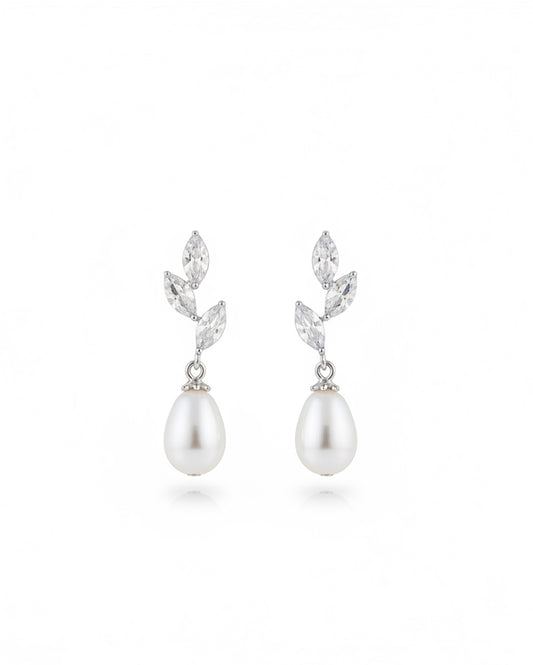 Brautschmuck Set mit Swarovski Perlen