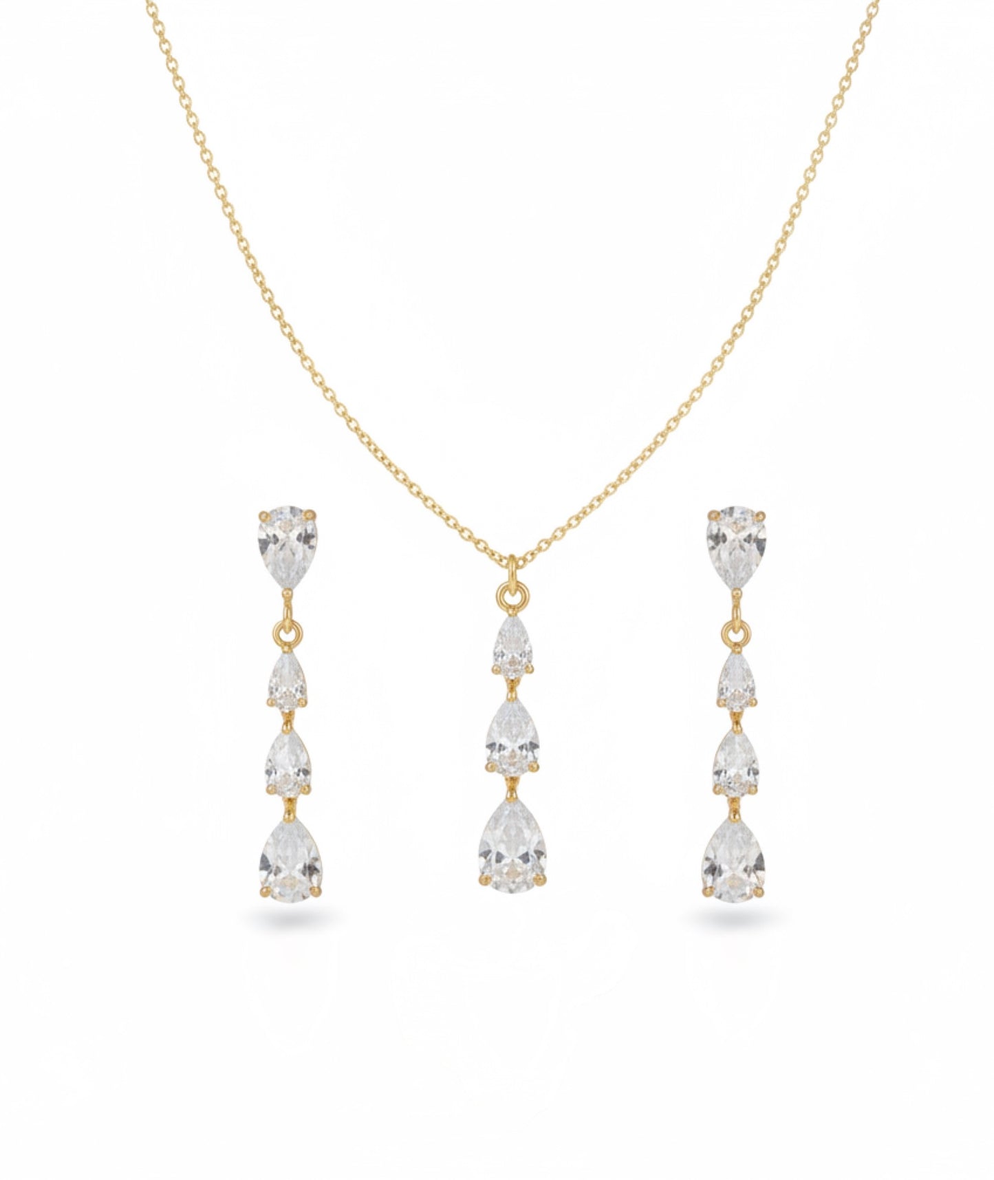 Brautschmuck mit Zirkoniasteinen