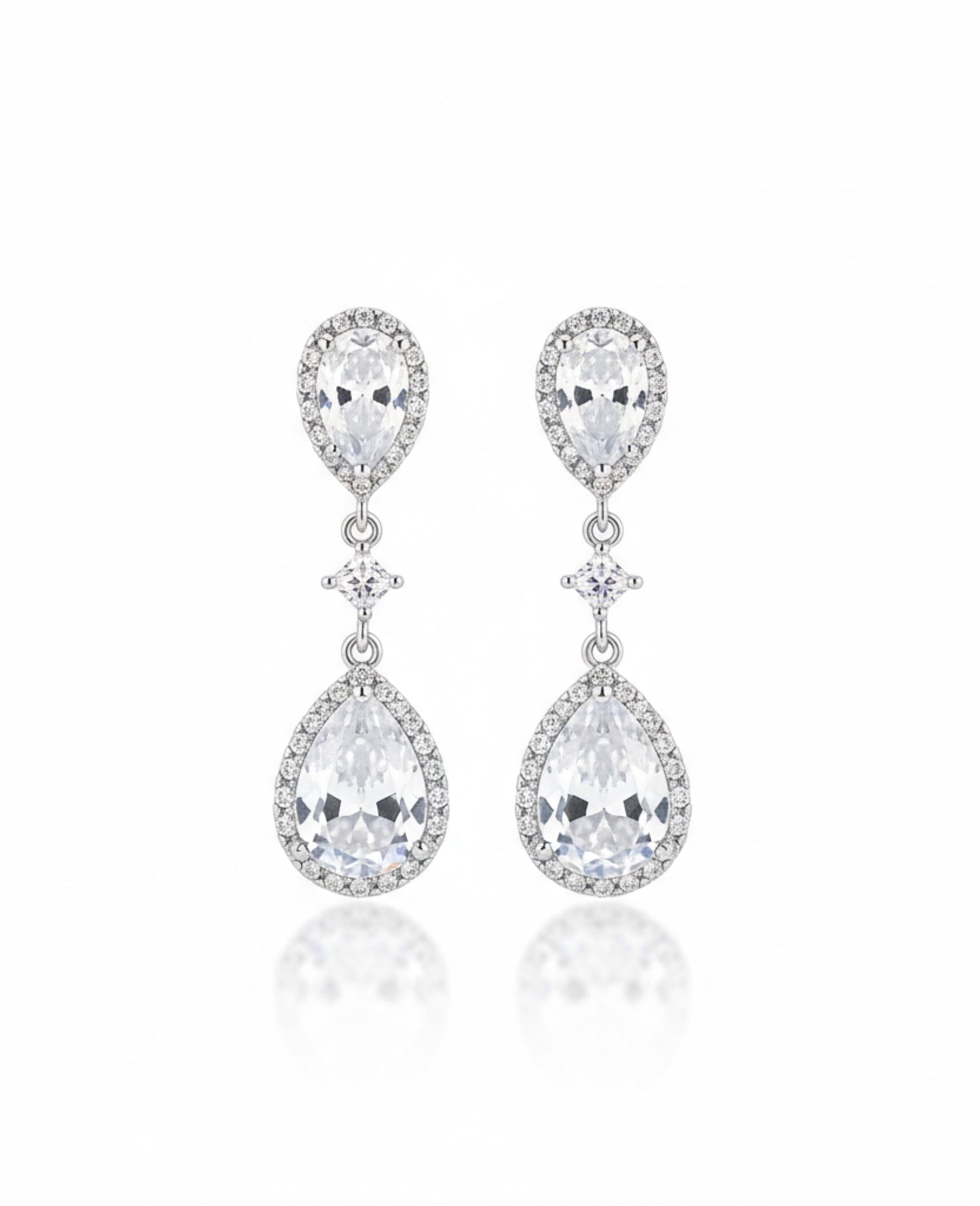 Ohrringe mit Zirkoniasteinen