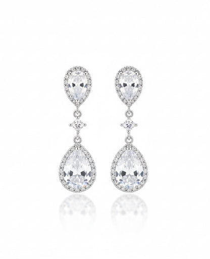 Ohrringe mit Zirkoniasteinen