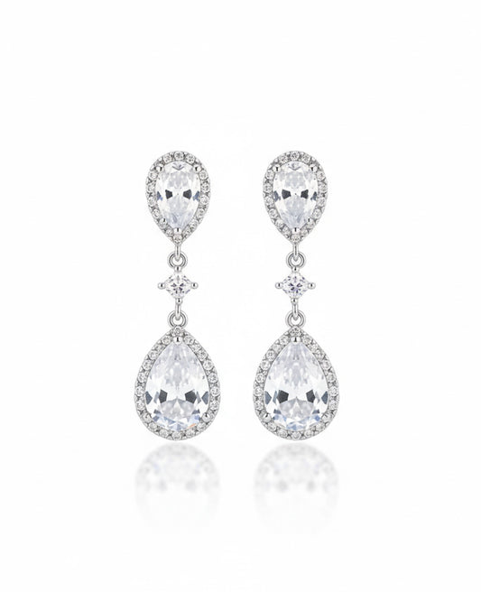 Ohrringe mit Zirkoniasteinen