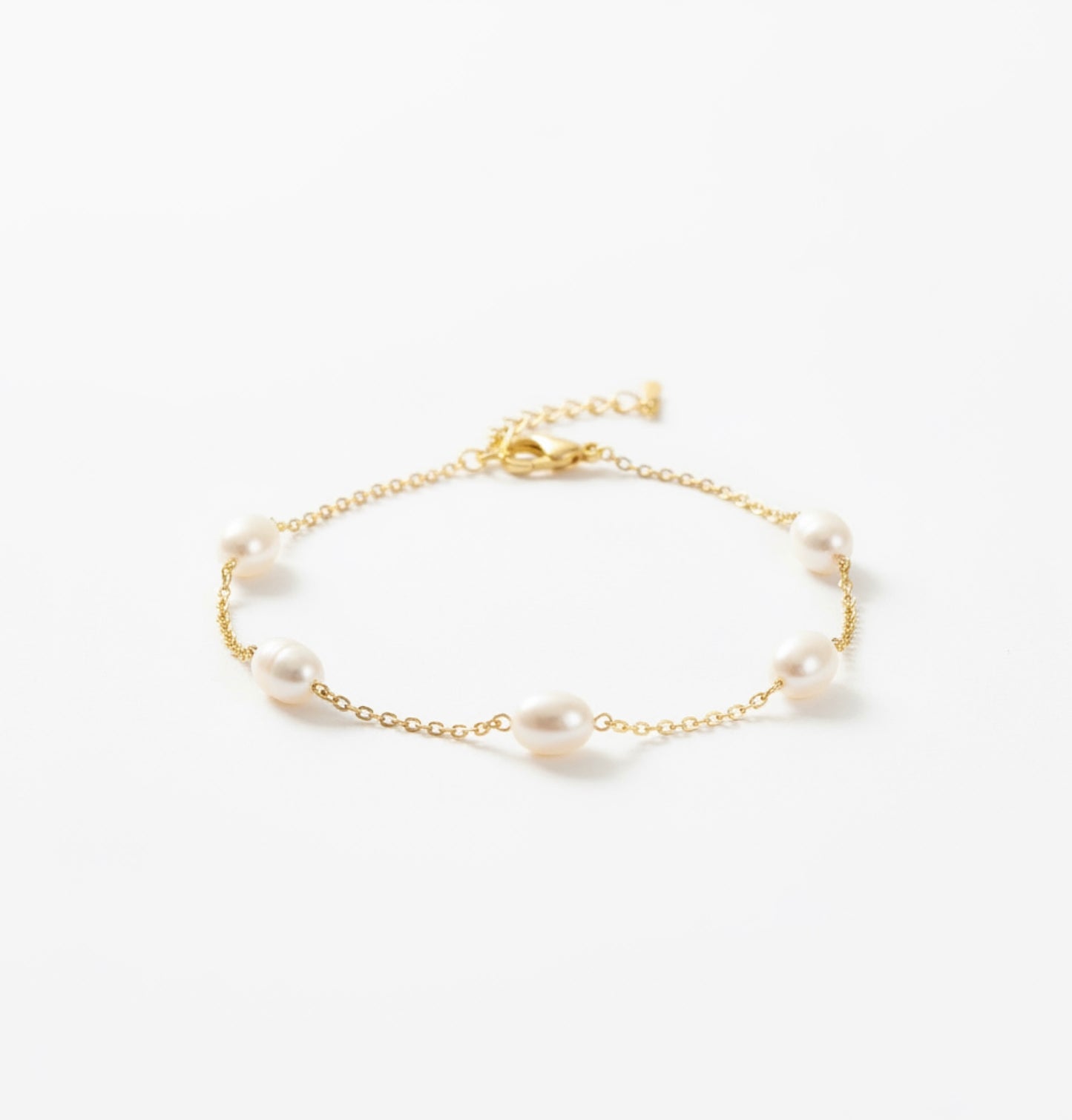 Braut Armband mit Süßwasserperlen