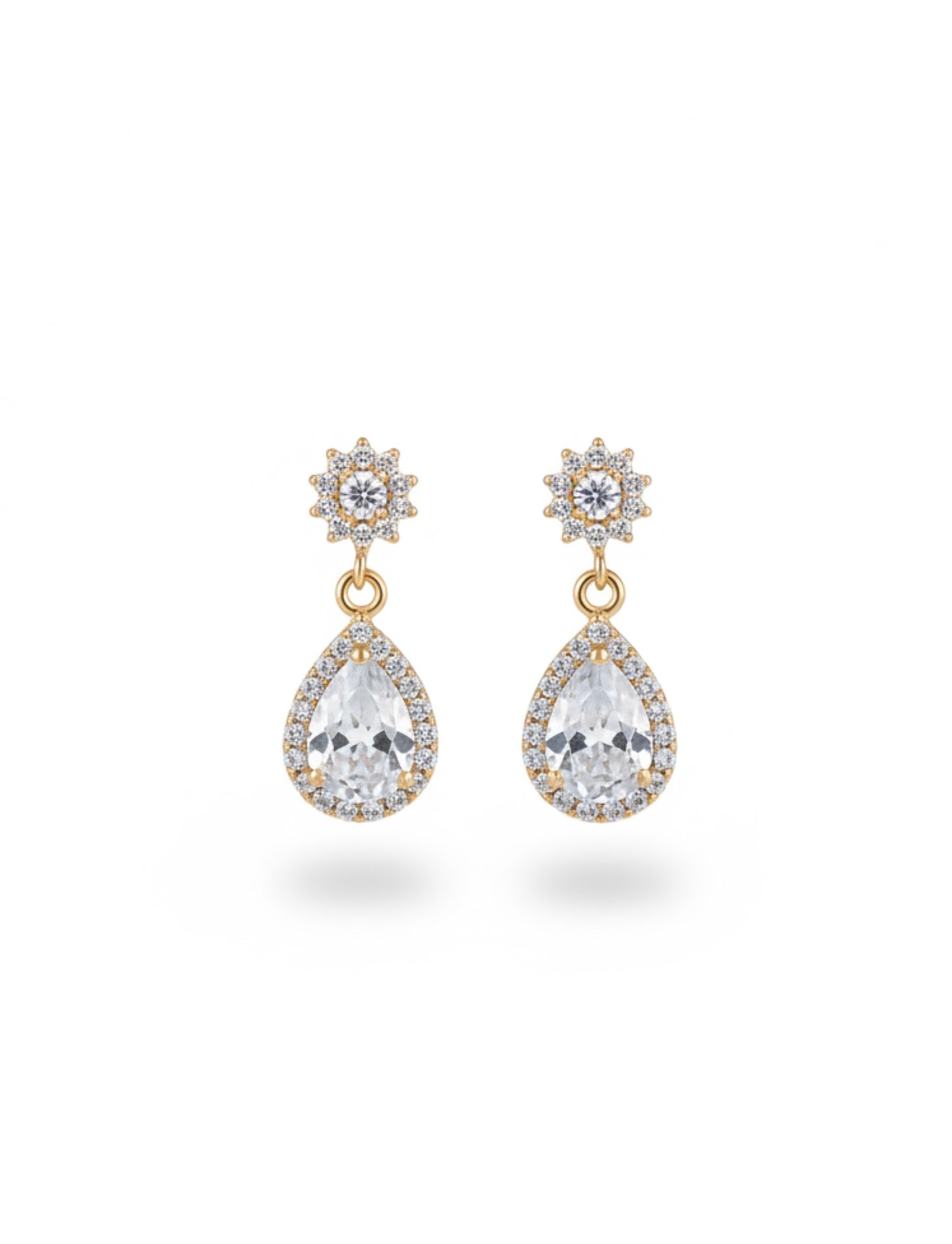 Braut Ohrringe mit Zirkonia