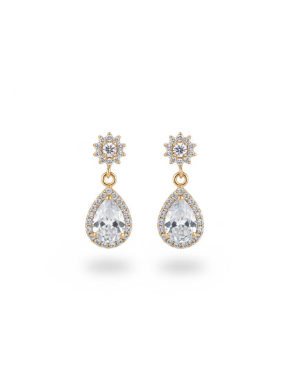 Braut Ohrringe mit Zirkonia