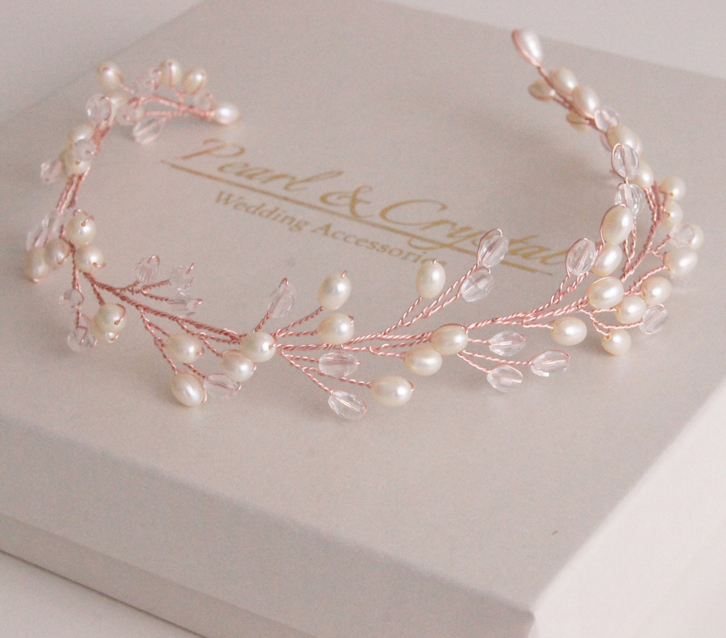 Braut Haarschmuck mit Perlen