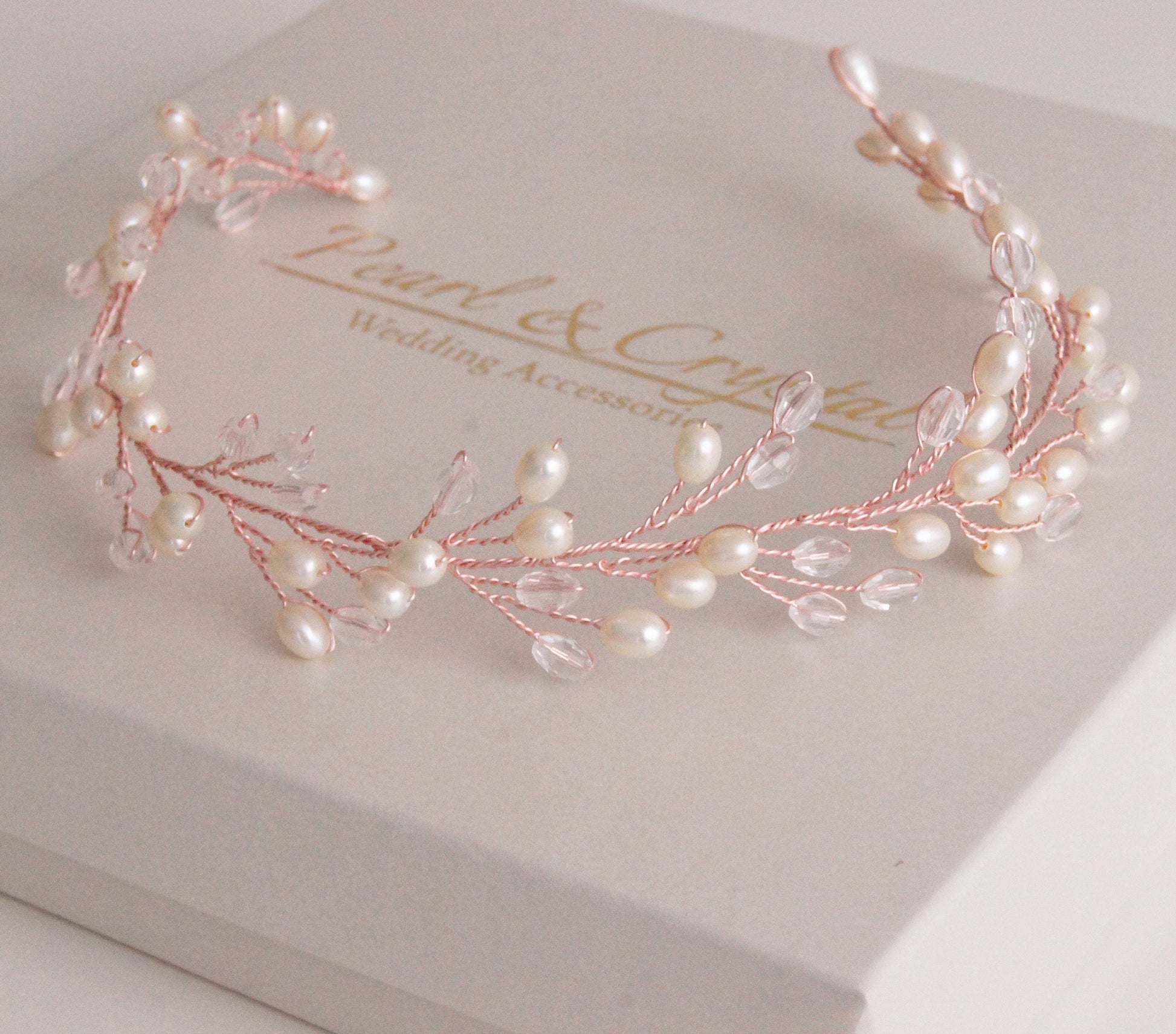 Braut Haarschmuck mit Perlen