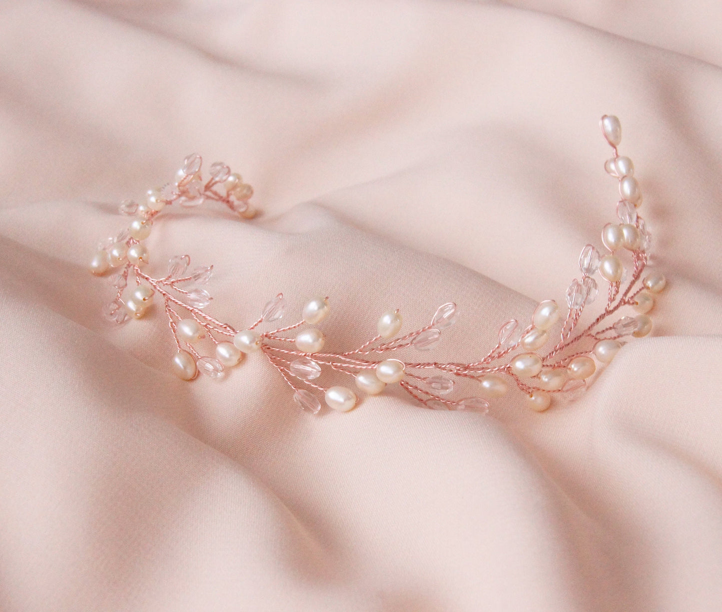Braut Haarschmuck mit Perlen