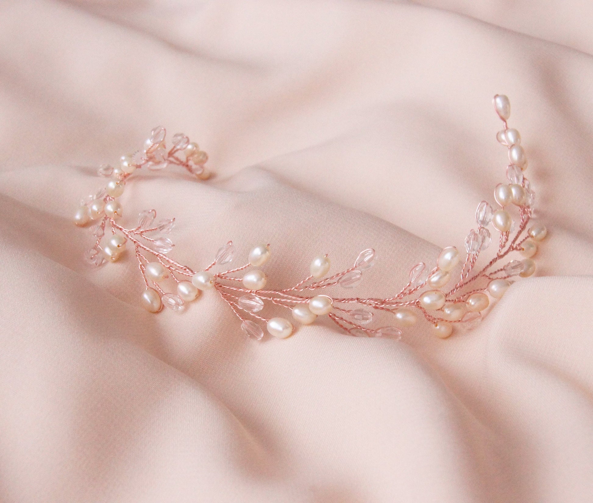 Braut Haarschmuck mit Perlen
