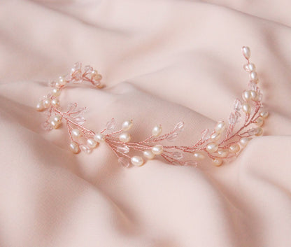 Braut Haarschmuck mit Perlen