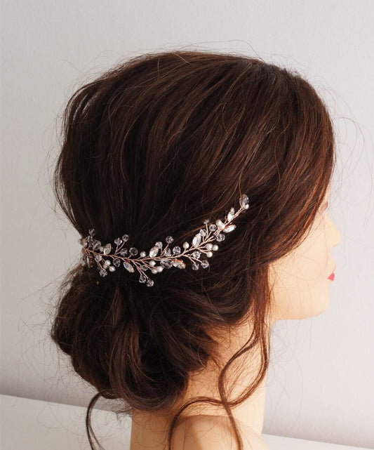 Braut Haarschmuck mit Perlen