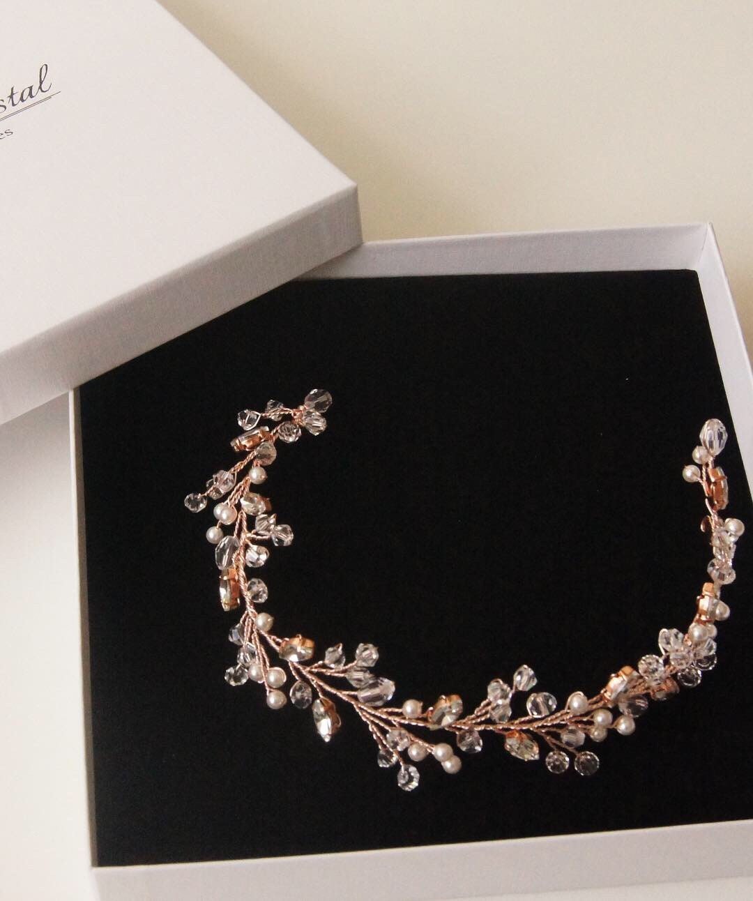 Braut Haarschmuck mit Perlen