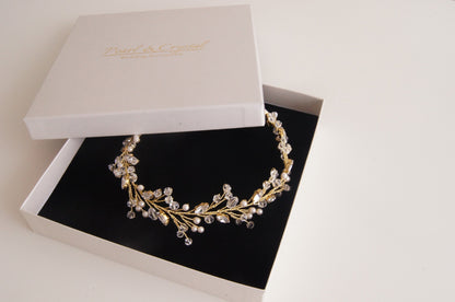Braut Haarschmuck mit Perlen
