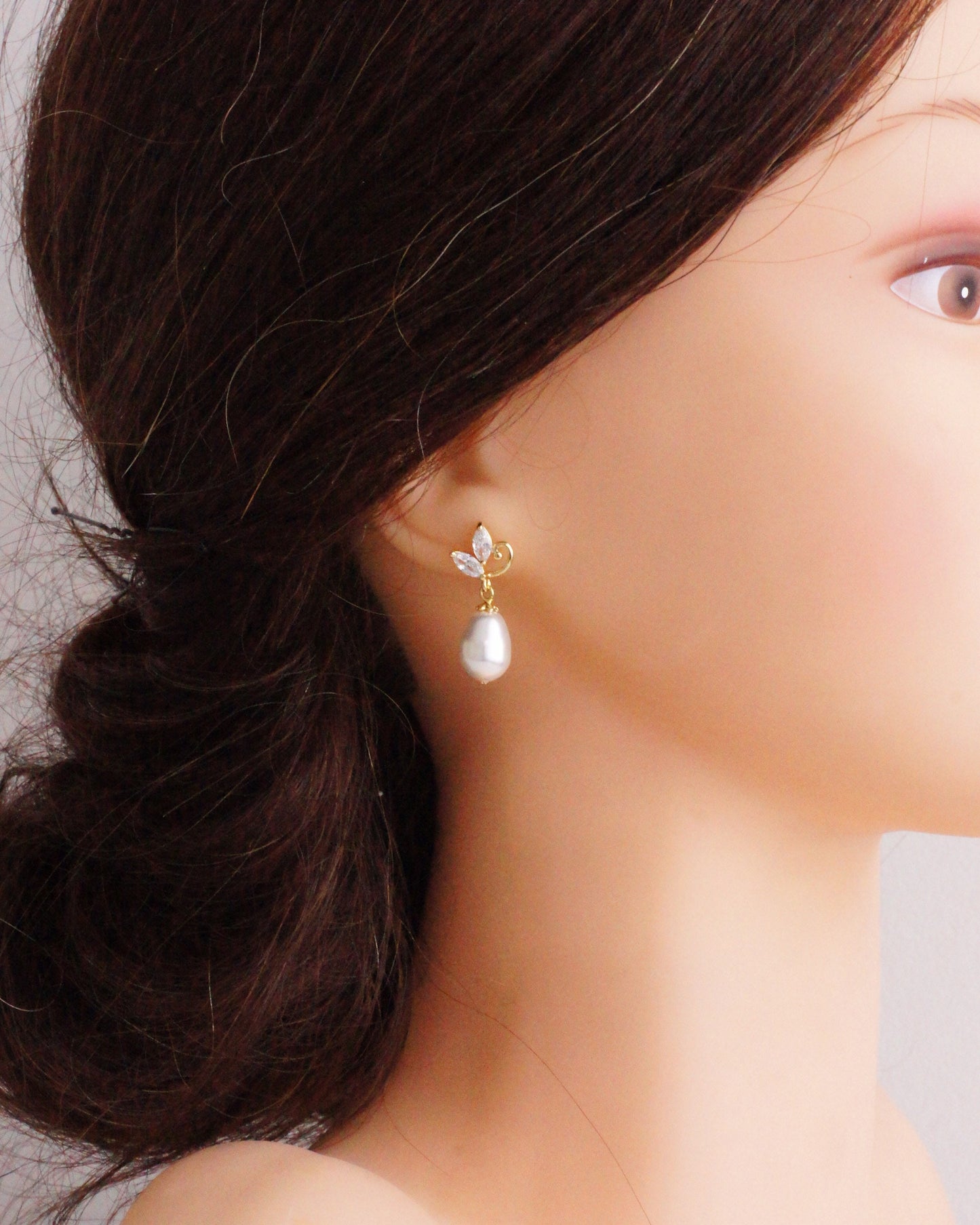 Brautschmuck Set mit Perlen