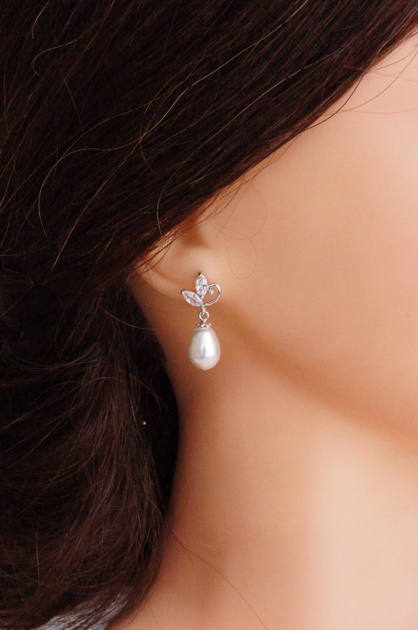 Brautschmuck Set mit Perlen