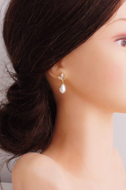 Brautschmuck Set mit Perlen