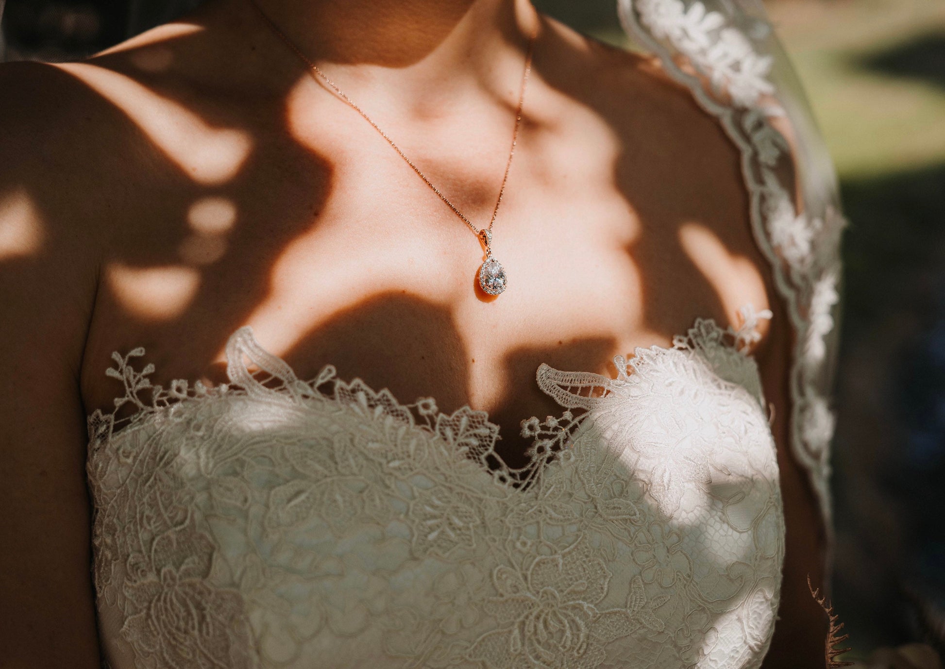 Brautschmuck Set mit Zirkonia