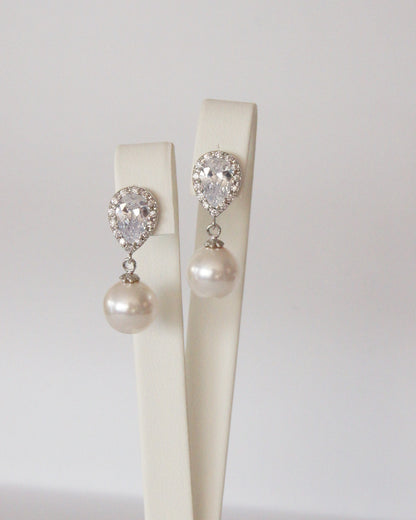 Brautschmuck Set mit Perlen