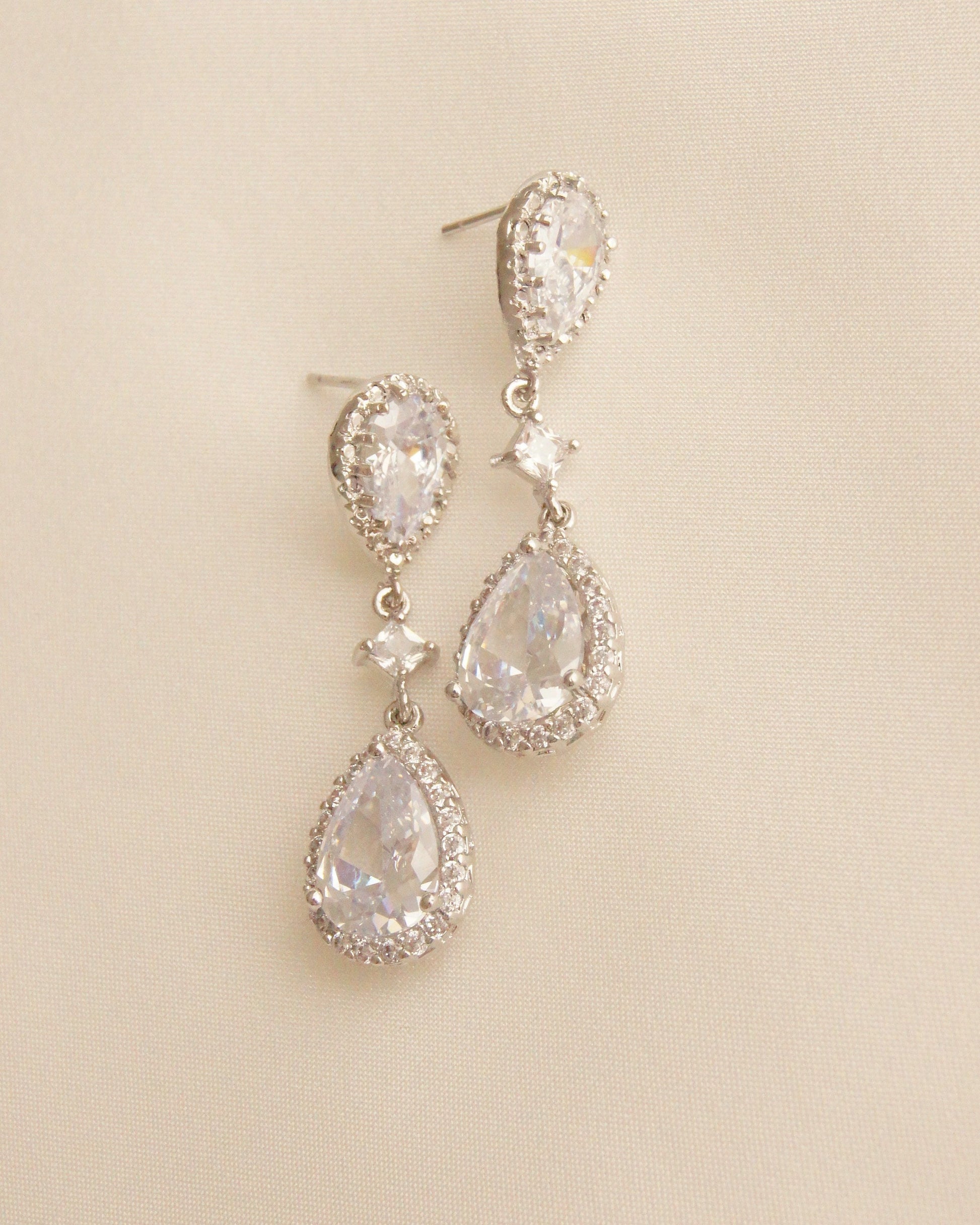 Brautschmuck Set mit Zirkonia