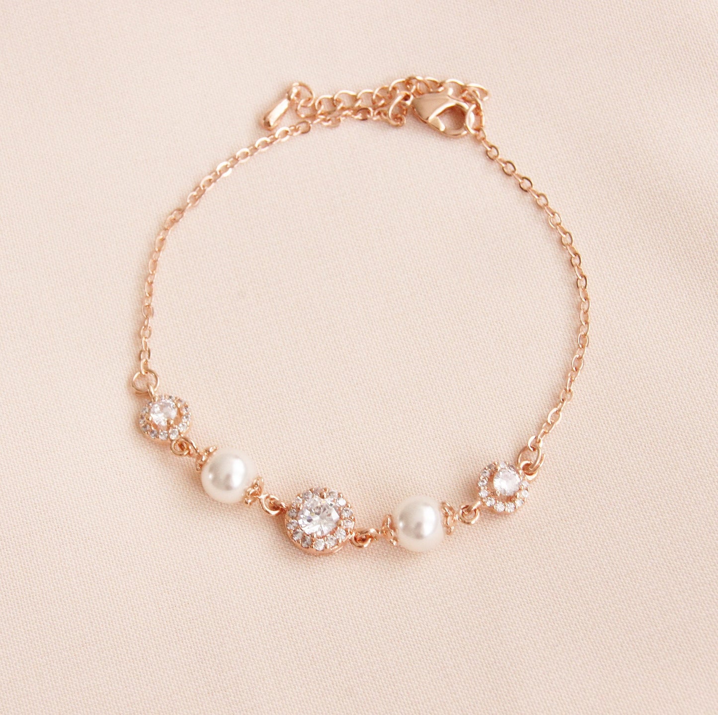 Braut Armband mit Perlen