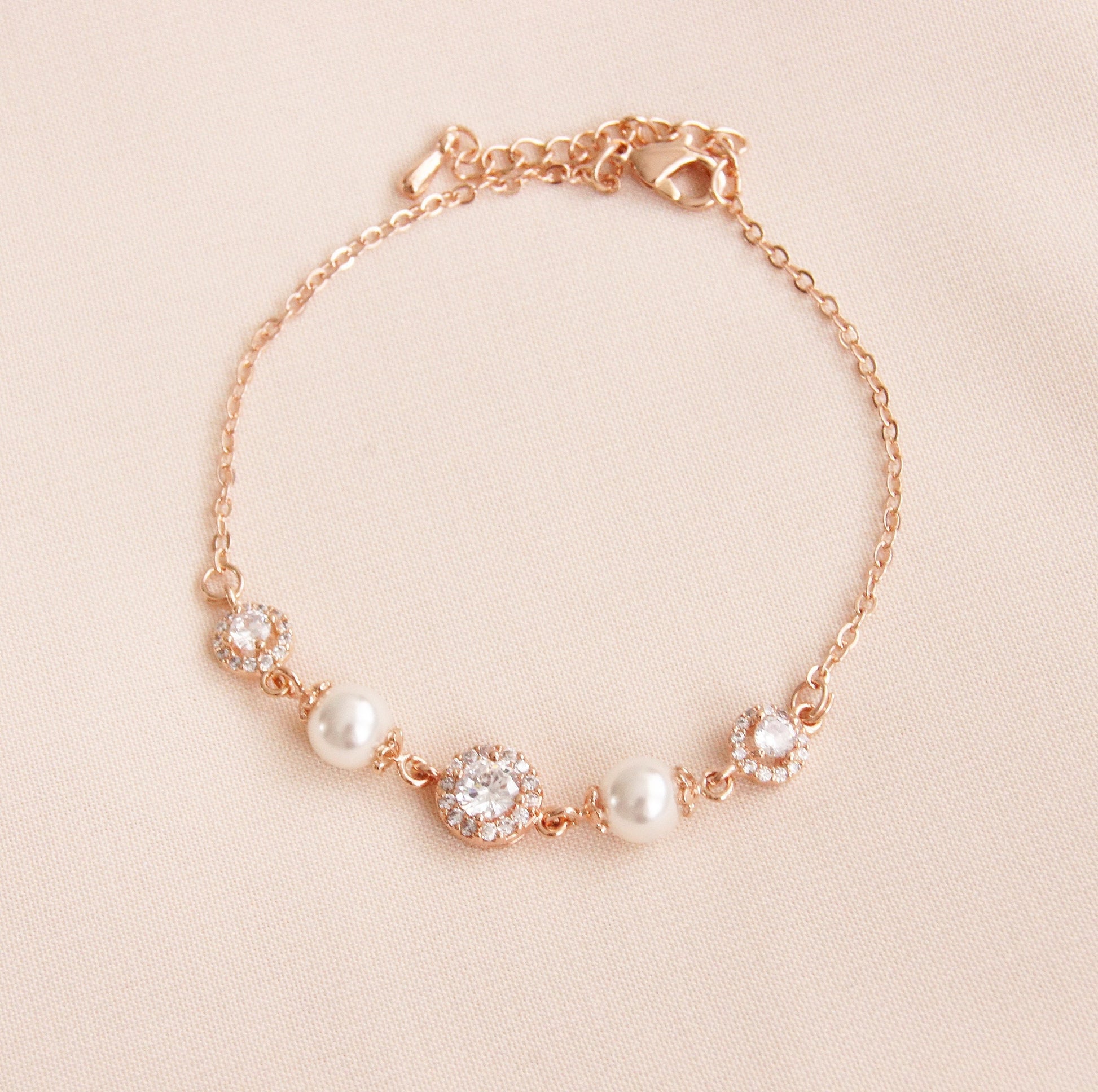 Braut Armband mit Perlen