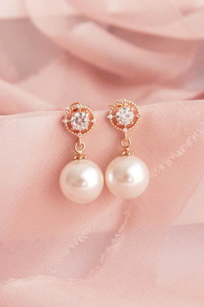 Brautschmuck Set mit Perlen