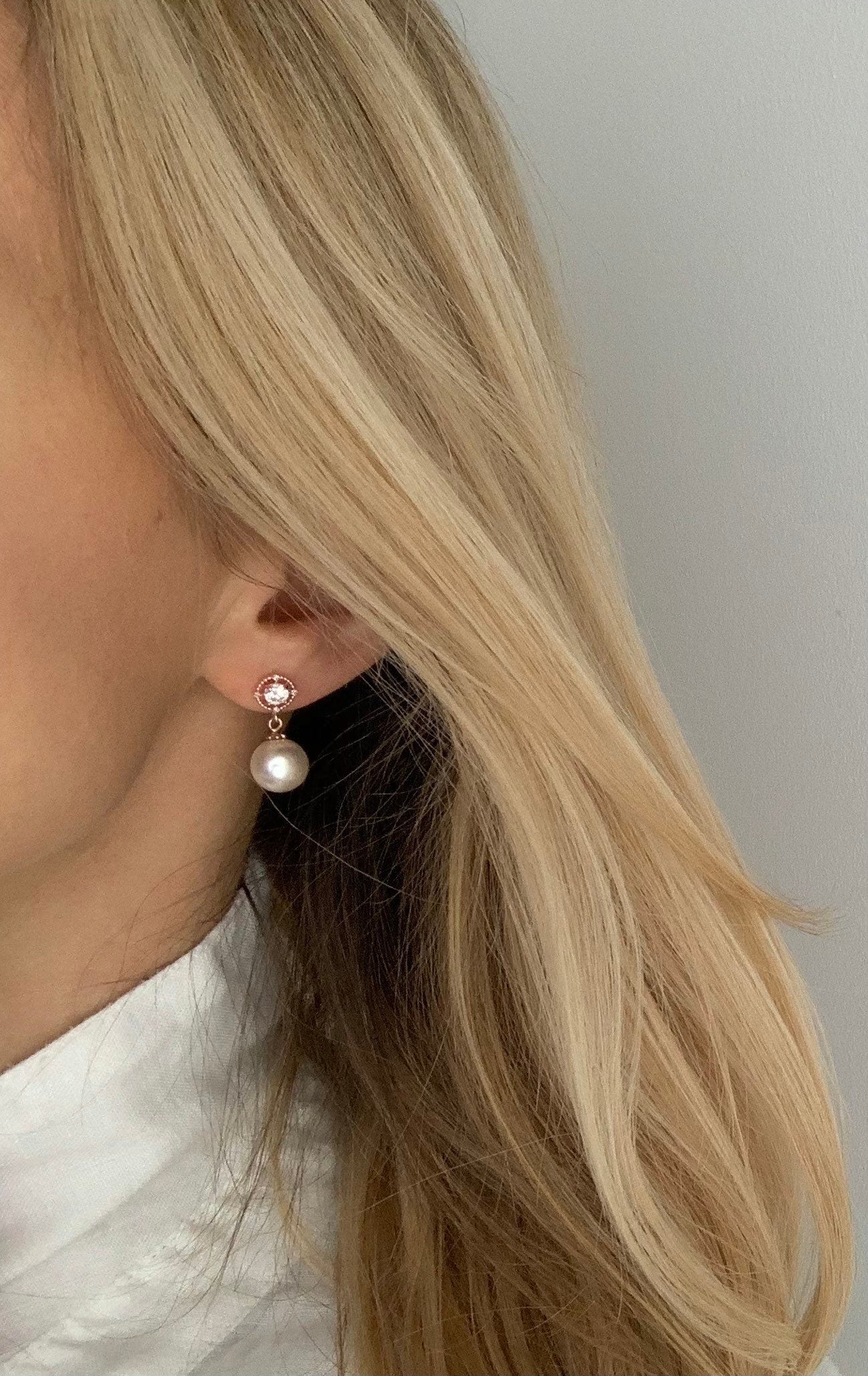 Brautschmuck Set mit Perlen