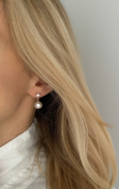 Brautschmuck Set mit Perlen