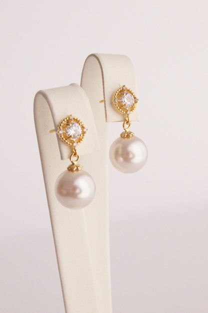 Brautschmuck Set mit Perlen