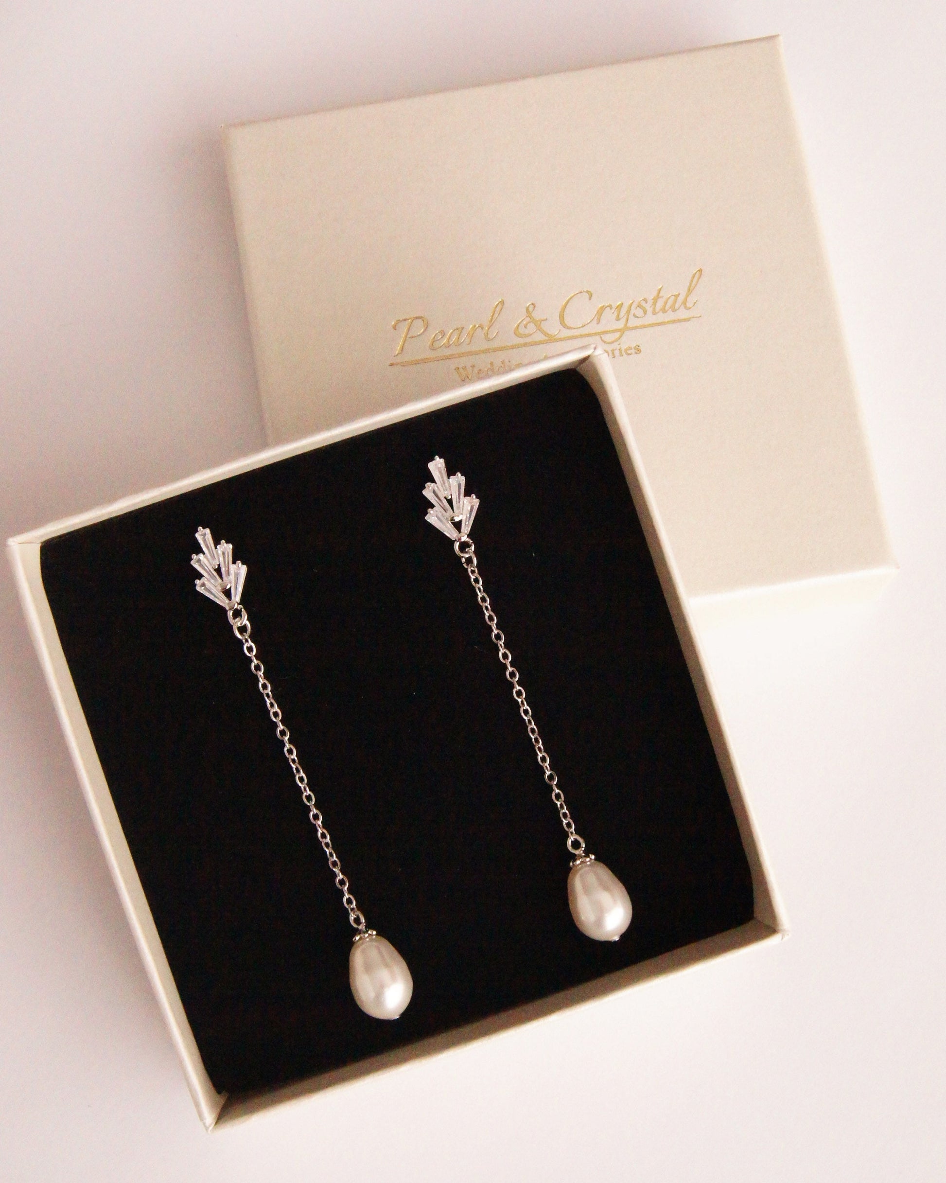 Brautschmuck Set mit Perlen