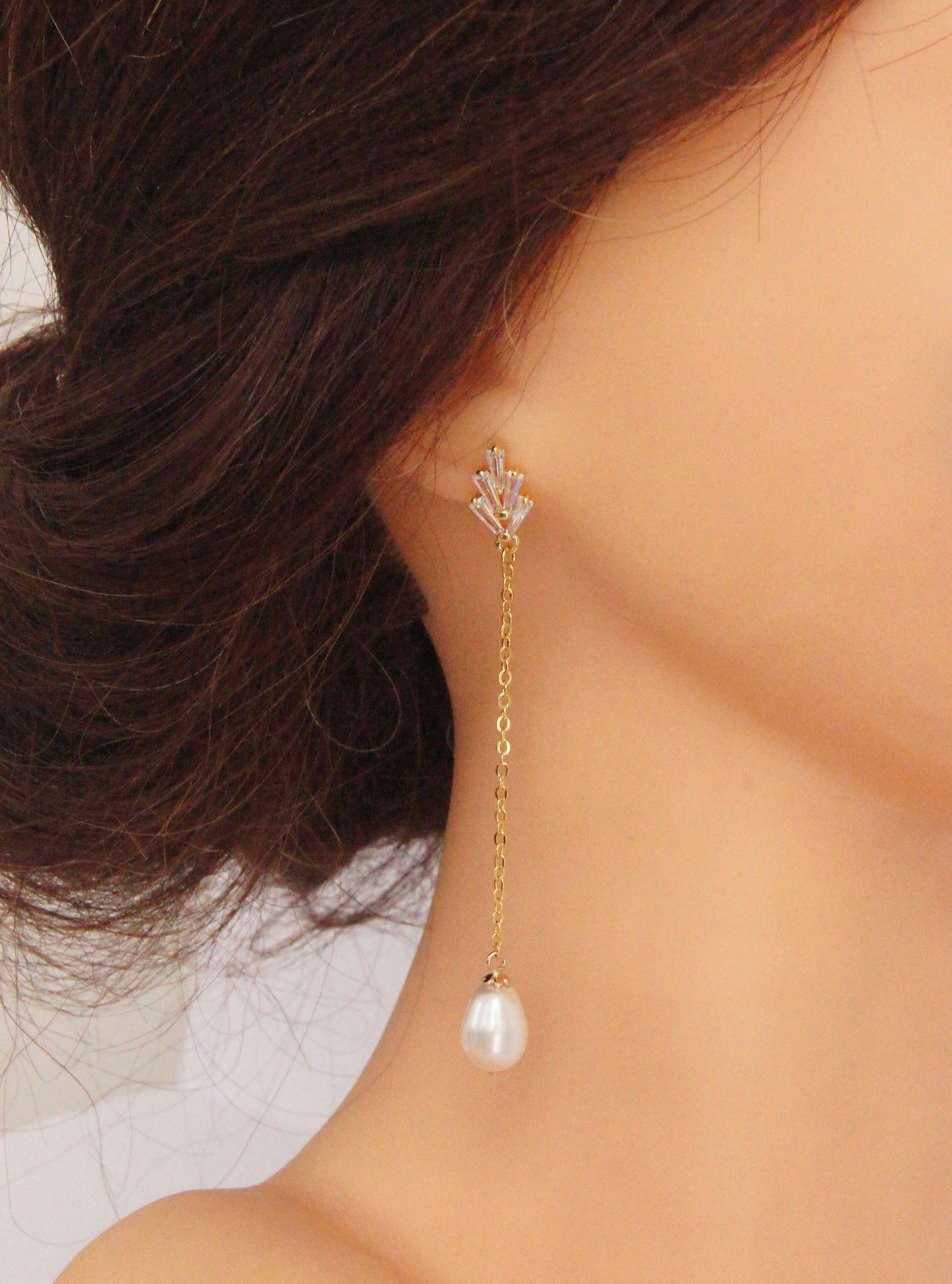 Brautschmuck Set mit Perlen