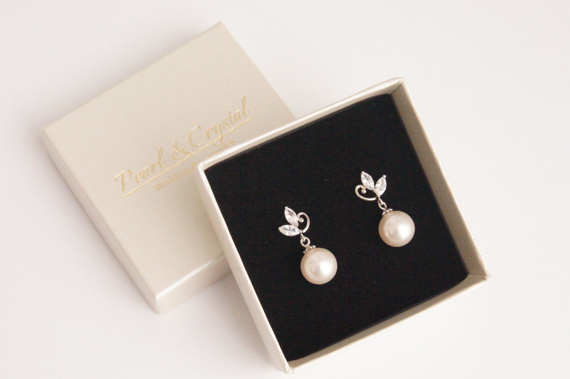 Brautschmuck Set mit Perlen