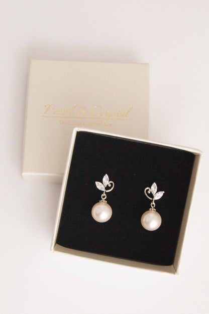 Brautschmuck Set mit Perlen