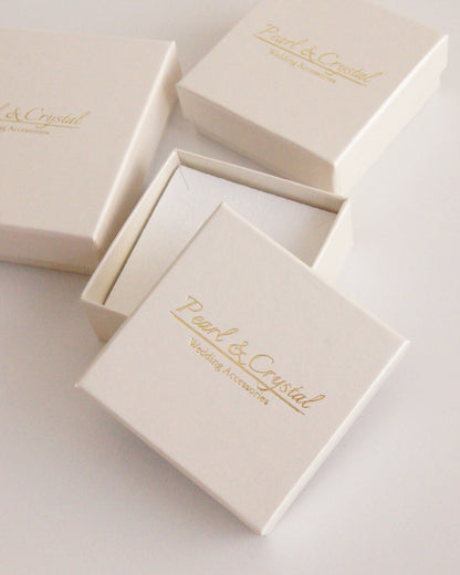 Elegante Braut Ohrhänger mit Zirkonia