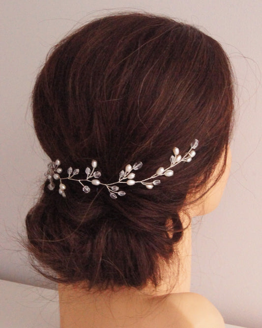 Braut Haarschmuck mit Perlen