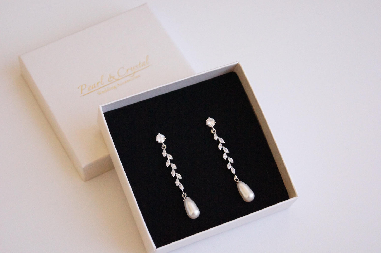 Brautschmuck Set mit Perlen