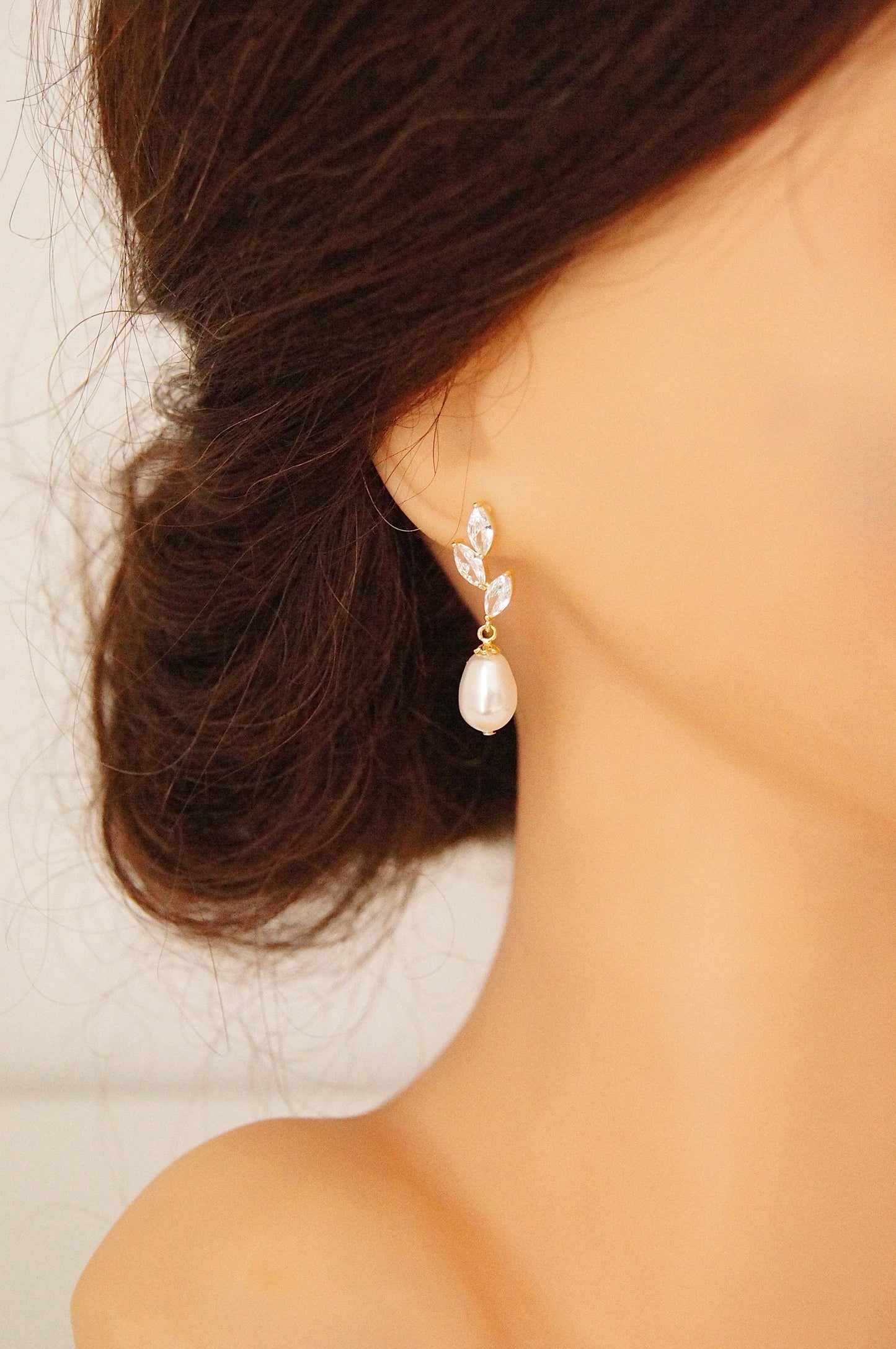 Brautschmuck Set mit Perlen