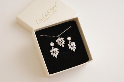 Elegante Braut Ohrhänger mit Zirkonia