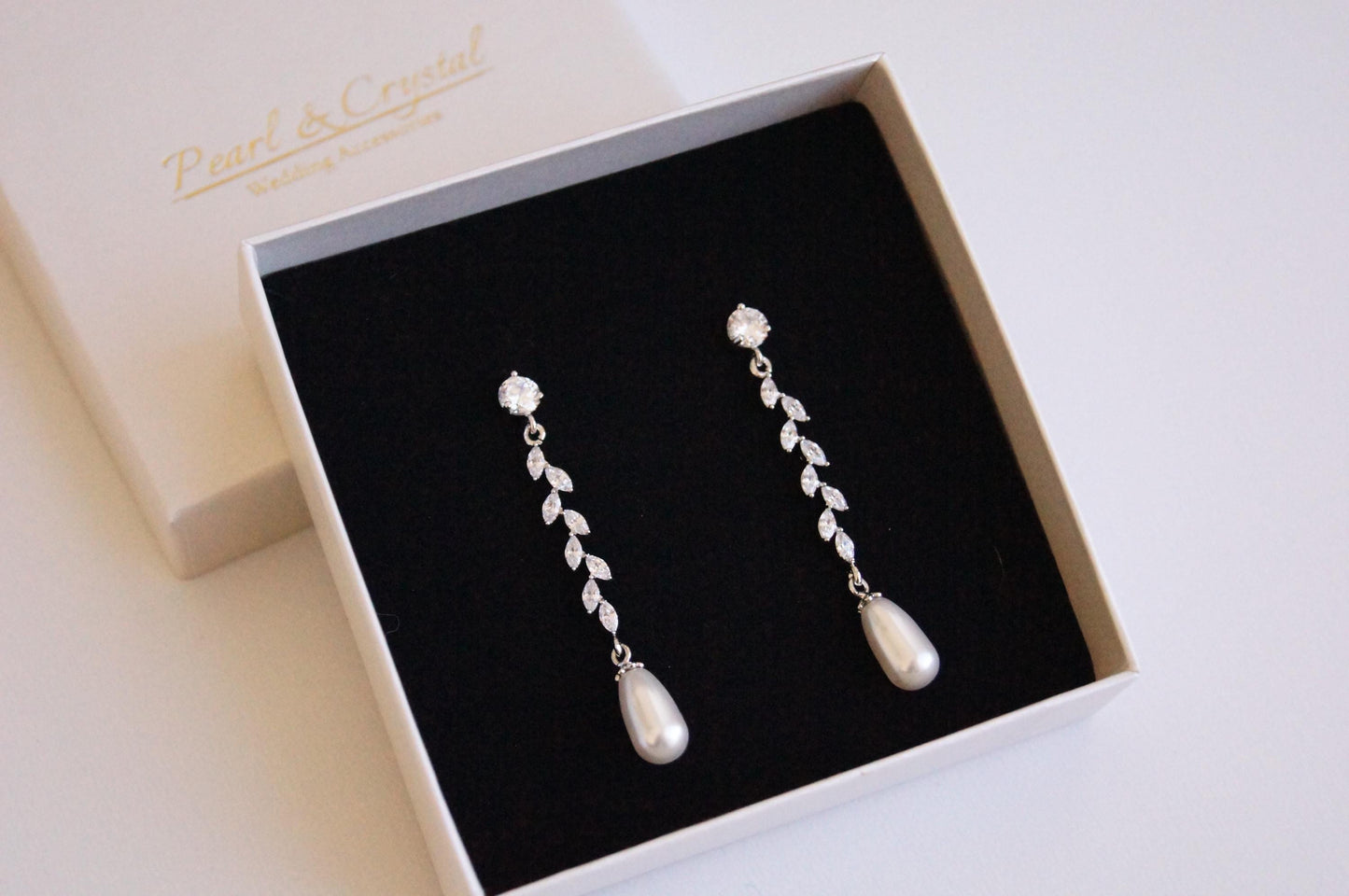 Brautschmuck Set mit Perlen
