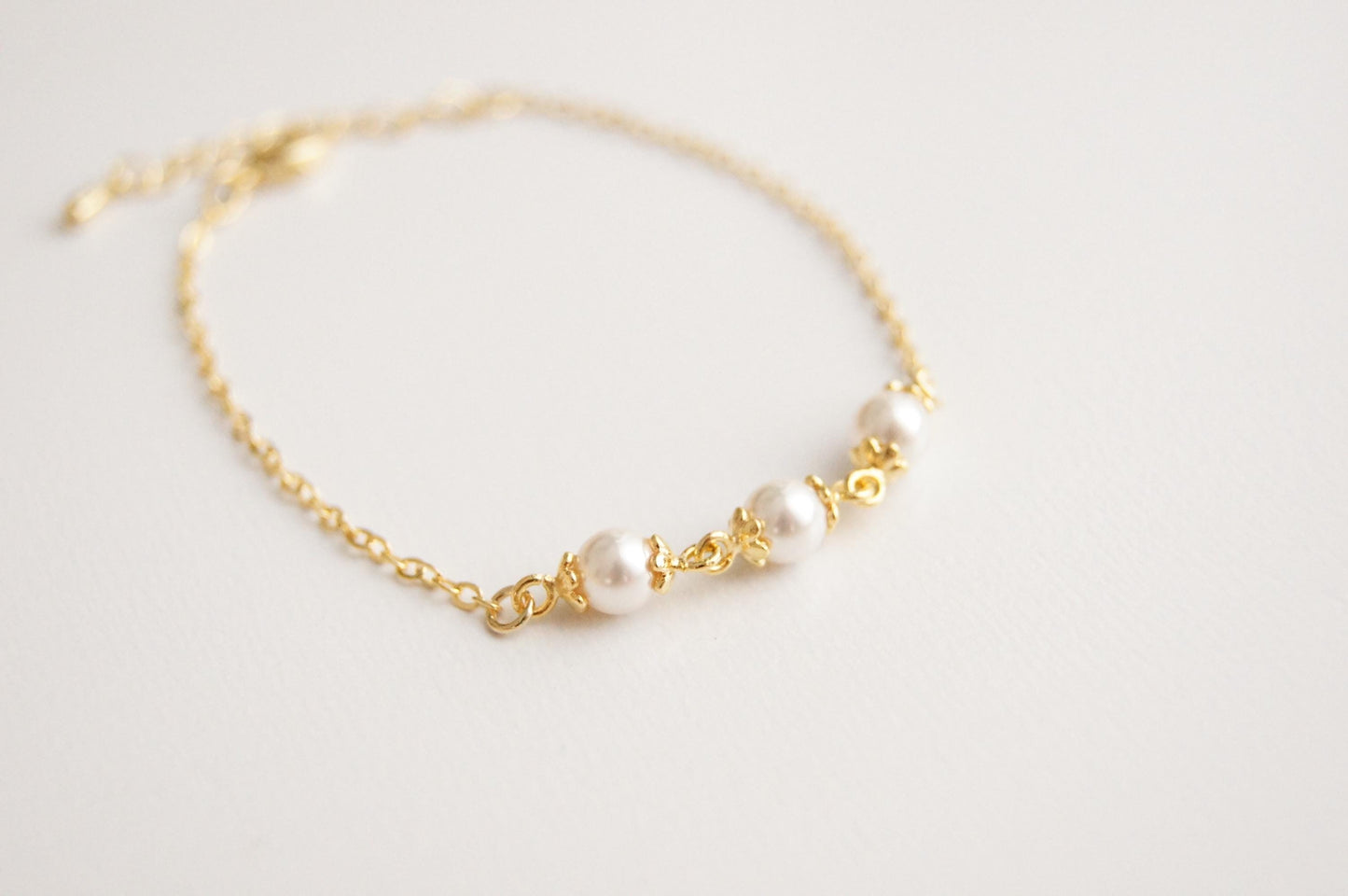 Braut Armband mit Swarovski-Perlen