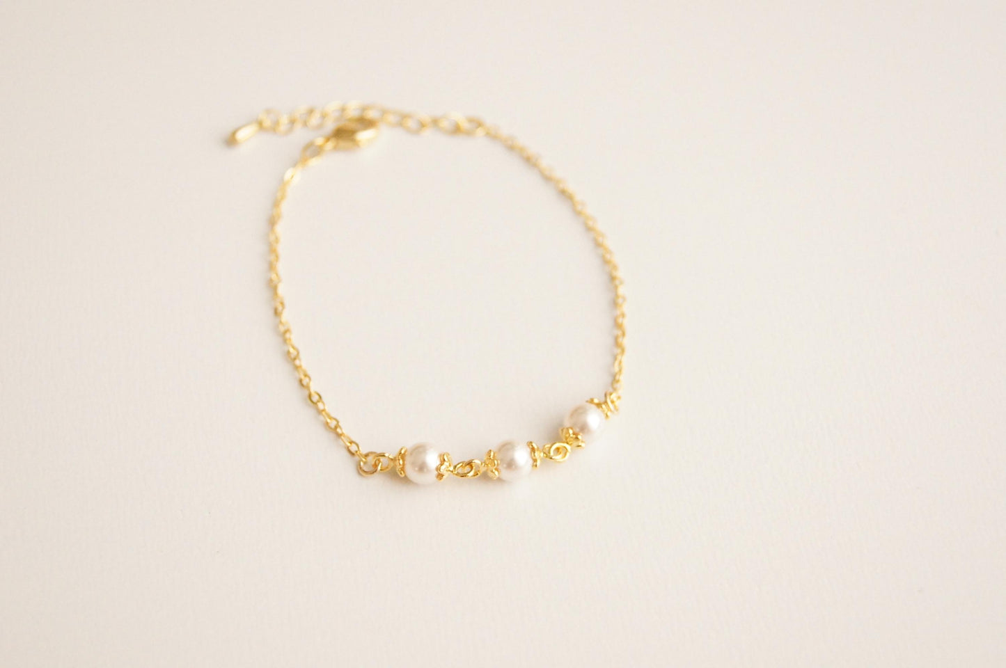 Braut Armband mit Swarovski-Perlen