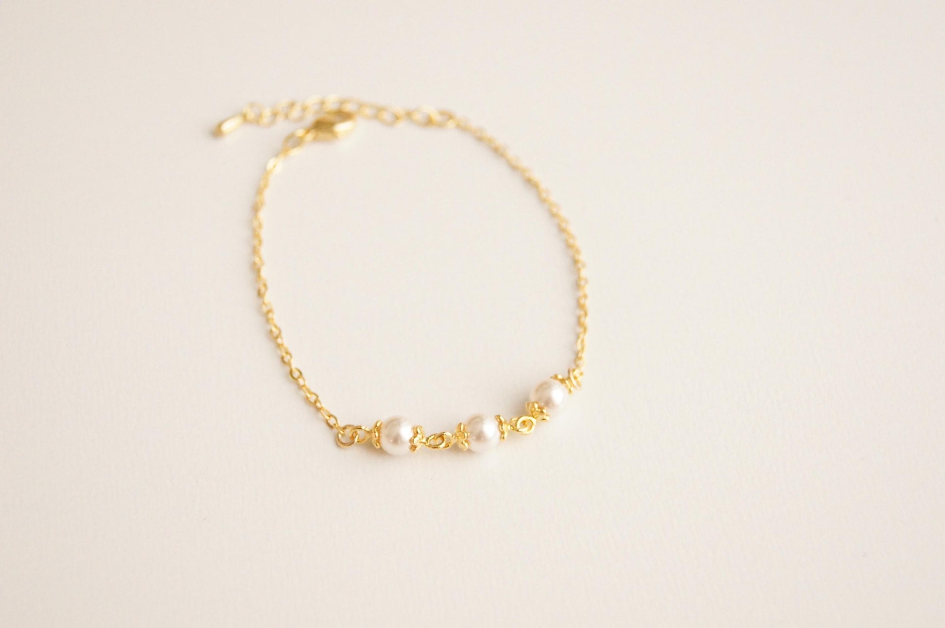 Braut Armband mit Swarovski-Perlen