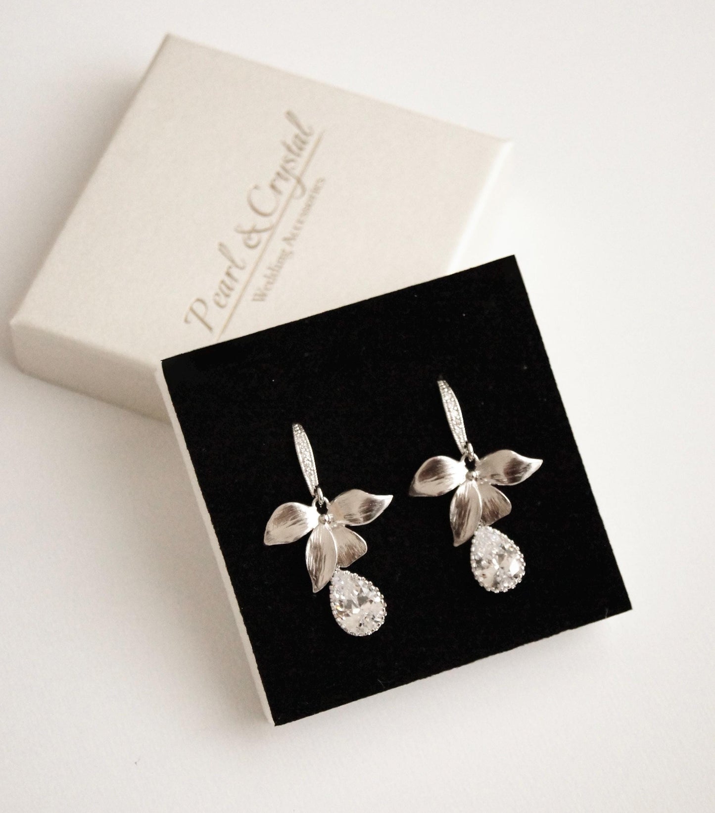 Brautjungfern Ohrringe mit Zirkonia