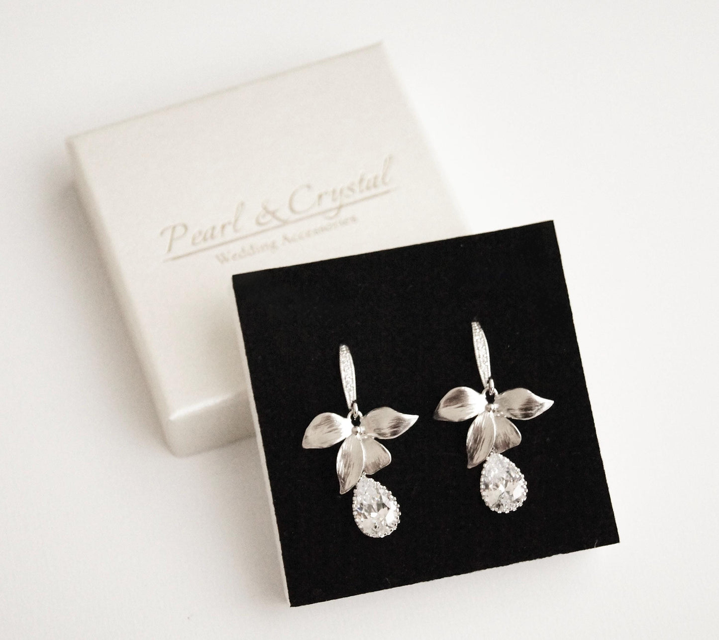 Brautjungfern Ohrringe mit Zirkonia