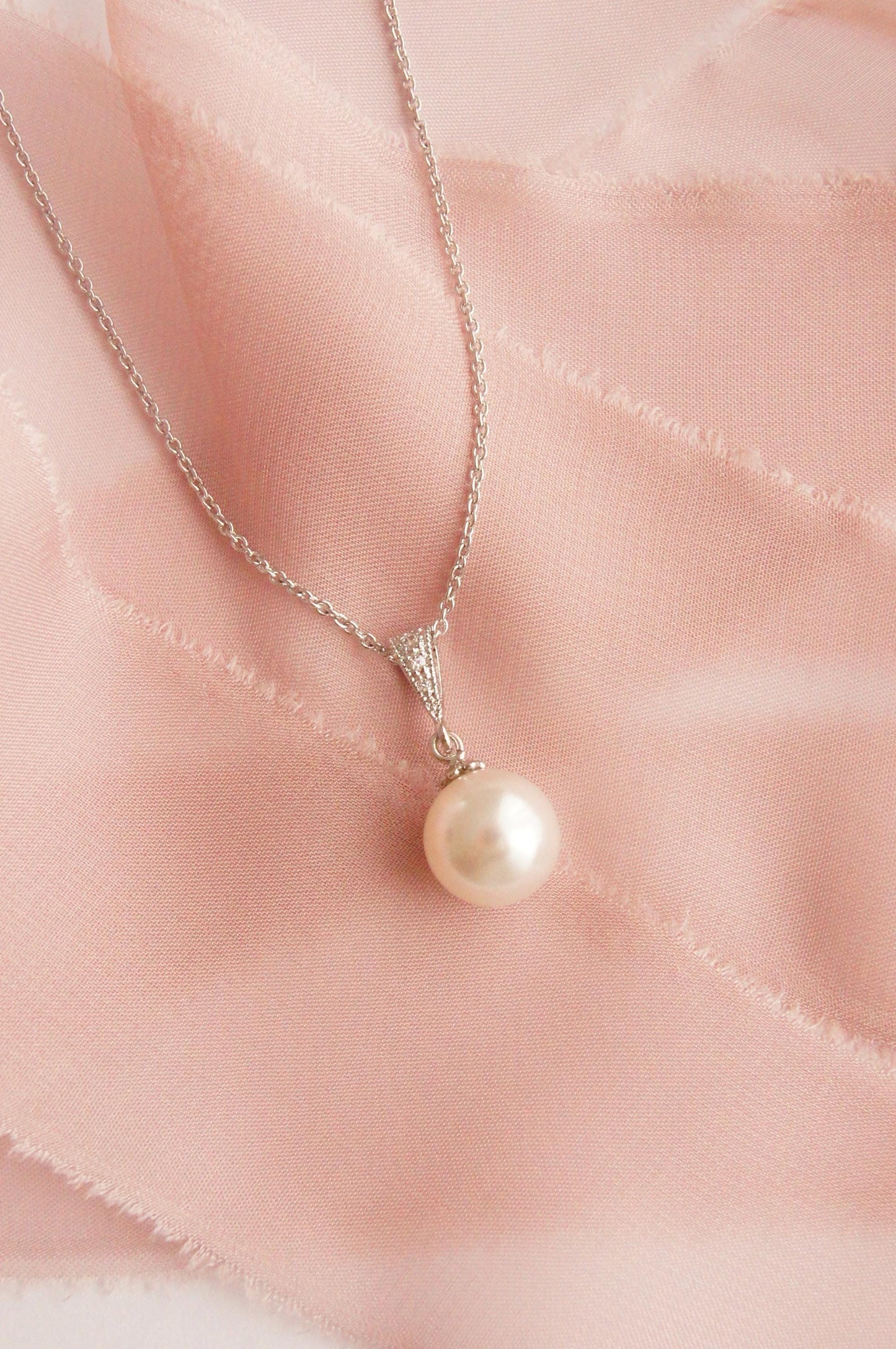 Brautschmuck Set mit Perlen