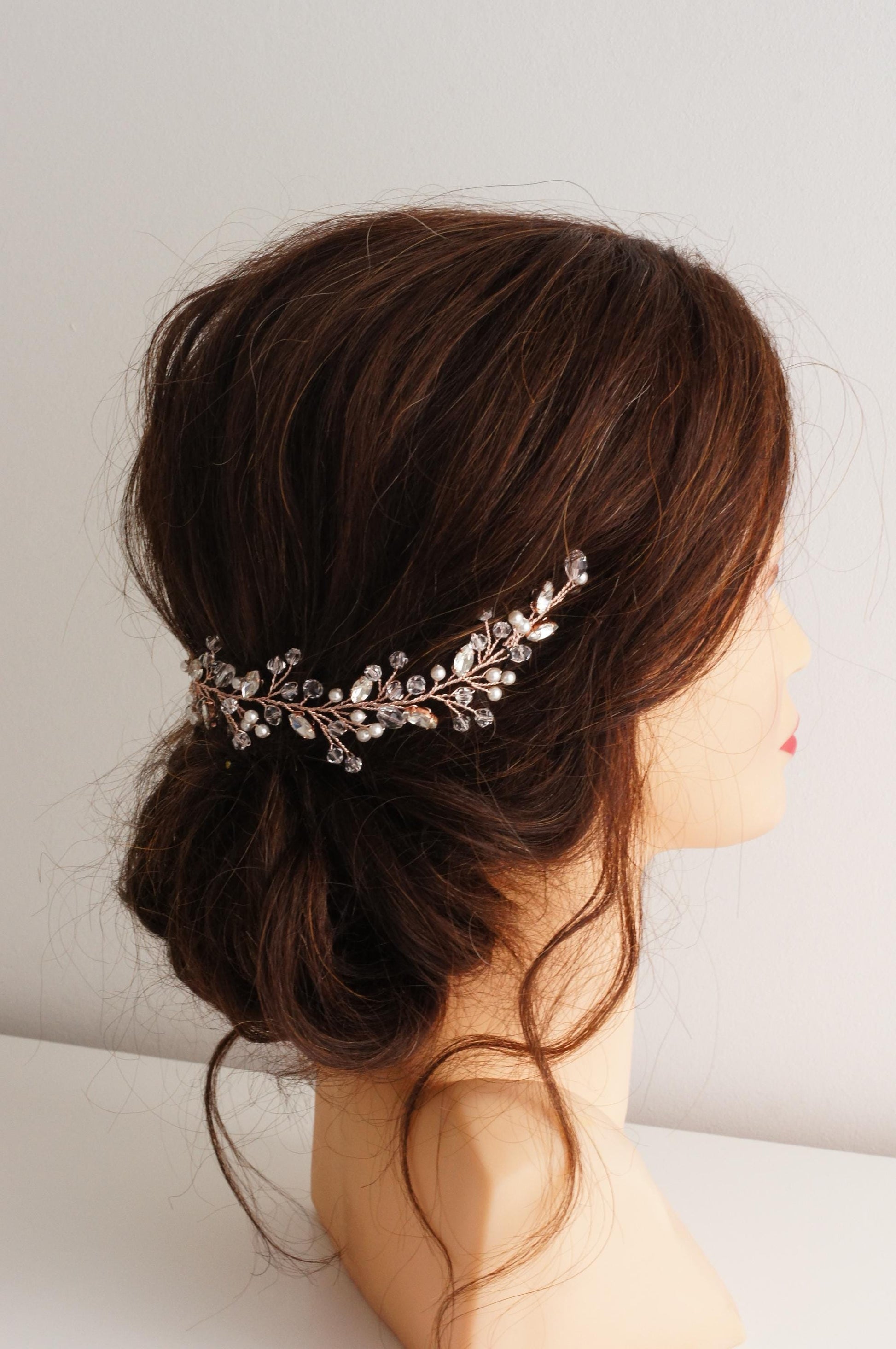 Braut Haarschmuck mit Perlen