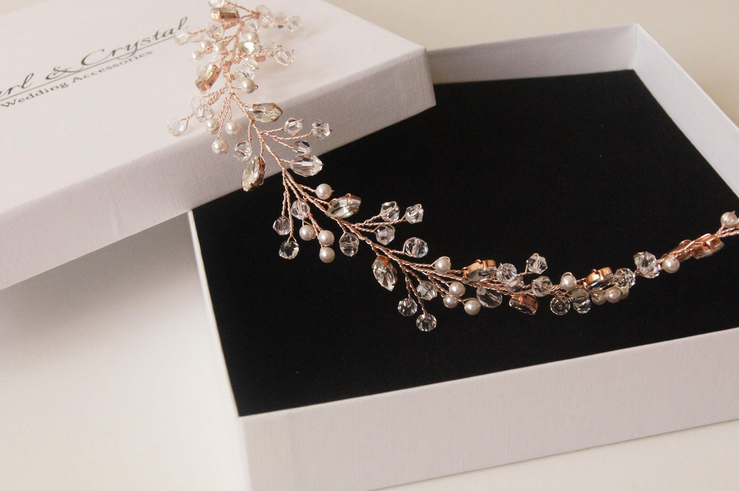 Braut Haarschmuck mit Perlen