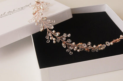 Braut Haarschmuck mit Perlen