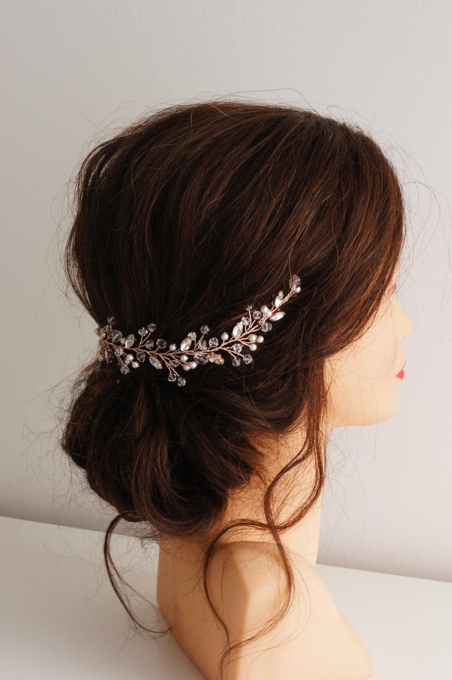 Braut Haarschmuck mit Perlen
