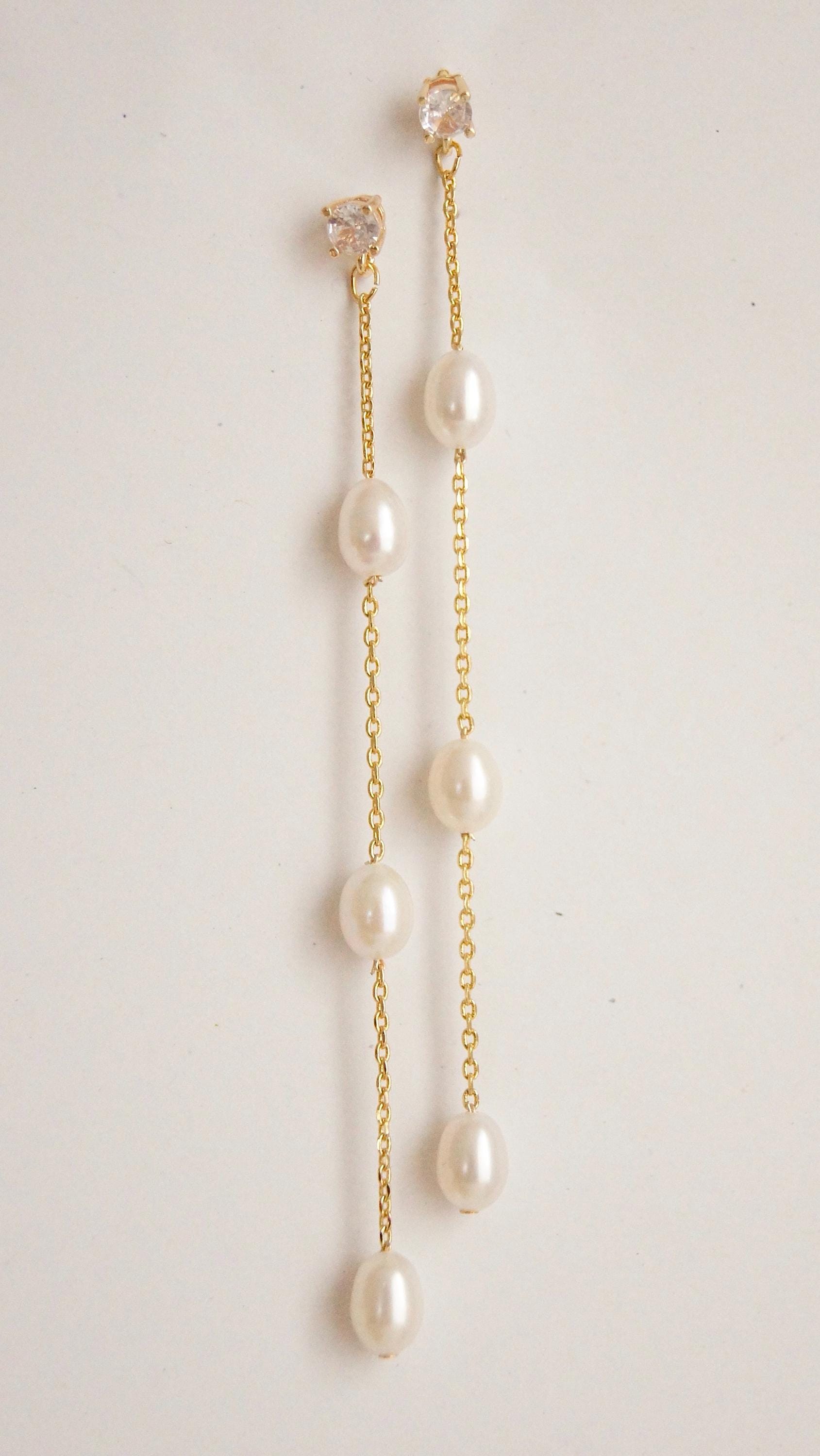 Brautschmuck Set mit Perlen