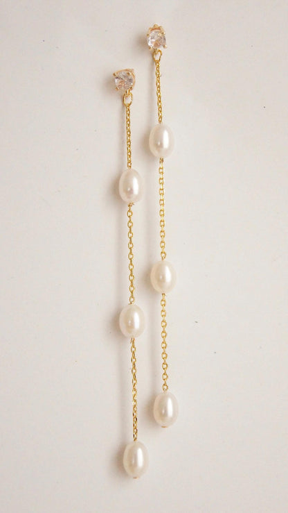 Brautschmuck Set mit Perlen